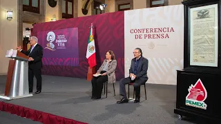 México avanza a la autosuficiencia energética; en 2024 se consolidará. Conferencia presidente AMLO