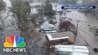 Evacuation orders issued in parts of California as powerful storm brings flash flooding