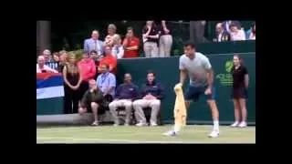 Djokovic'in Sharapova Taklidi - Sharapova imitation from Djokovic