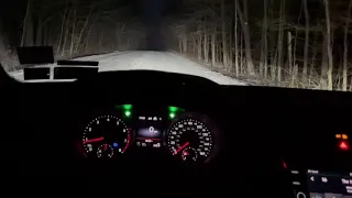 Nokian Hakkapeliitta 9 Winter Tires Braking/Acceleration on snow covered road.