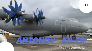 Antonov An-70 facts ✈️ which is world’s first propfan engine 🙋‍♀️ Is this a prototype 🙋‍♂️