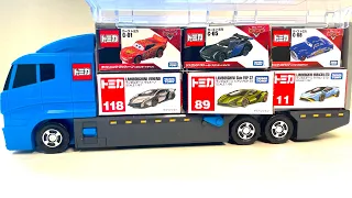 【トミカ】トミカのミニカーはたらくくるまをおもちゃコンボイに戻そう！“Tomica" Let's return Tomica's minicar to the toy Convoy!