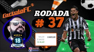 CARTOLA FC 2023 RODADA 37 | DICAS RODADA 37 | FOCO NA PONTUAÇÃO [Pontuação Geral 2.823,22]