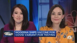 Moderna CEO talks Covid vaccine for new South African variant