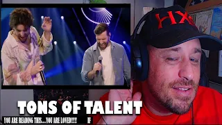 Laura Tesoro, Duncan Laurence, Metejoor en K3 - 'Blinding Lights' | The Voice Kids | VTM REACTION!