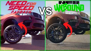 NFS Payback vs NFS Unbound (Physics Graphics and Race)