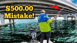 I SNAGGED The Bridge And It STOLE My ROD! ($500.00 MISTAKE)