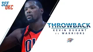 Kevin Durant Goes for 40 Points, 14 Rebounds, & 5 Assists Against Golden State | Thunder Throwback