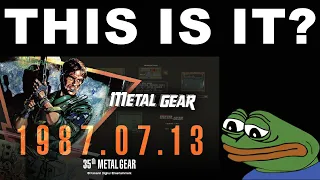 Metal Gear 35th Anniversary news!