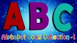 ABC Alphabet Songs for Children | 3D ABCD Songs Collection | Volume 1