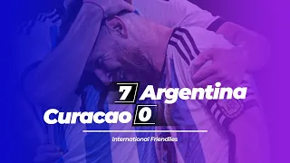 Argentina vs Curacao 7-0 | All Goals & Extended Highlights| | Messi Hat track | 2023 HD