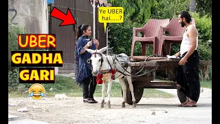 Picking up Uber Rides on GADHA GARI | LahoriFied