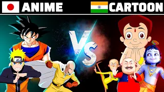 Japanese ANIME VS. Indian CARTOON | कौन है ज़्यादा मज़ेदार?