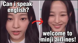 Minji's English Accent Surprised Fan During Fancall...