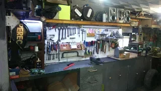 Фартук в гараже или организация ручного инструмента  organization of hand tools