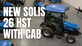 New Solis 26 HST with Cab | Blacktrac Compact Tractors