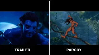 AVATAR THE WAY OF WATER: -Side-By-Side- W/Original Trailer 2