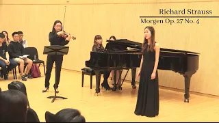 Strauss “Morgen!” for Piano, Violin and Voice