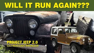 Will it Run Again? Project Jeep CJ-7 Renegade Wrangler