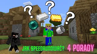 4 PORADY KTÓRE UŁATWIĄ CI MINECRAFT SPEEDRUN - Graj jak Tobiasz!