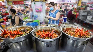 MARKET FOOD TOUR | Da Nang Vietnam + Spicy Snails + Mắm Nêm + The BEST COCONUT CREAM EVER!!!