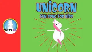 The Unicorn Song For Kids | Sing-Along Unicorn Song For Toddlers - Lyric Video | Tiny Totz Kidz