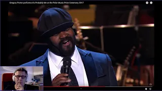 Gregory Porter sings "It's probably me" (Sting). Reaction