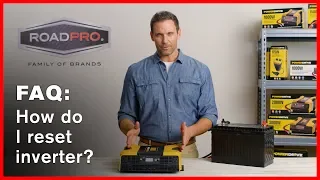 Powerdrive Inverter FAQ #9 - How do I reset my inverter?