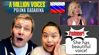 Polina Gagarina - A Million Voices (Russia)|Dutch couple REACTION