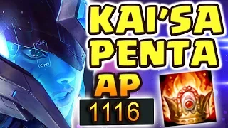 1100+ AP BULLET ANGEL KAI'SA JUNGLE PENTAKILL | LEAGUE VOICE CHAT IS HERE!! ONE W 1 KILL (27 KILLS)