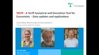 TASTE - A Tariff Analytical and Simulation Tool for Economists - Data updates and applications