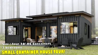 Shipping container homes |  3 bedrooms | Simple and Cozy Home