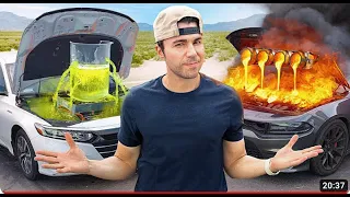 Reacting to: "Acid vs Lava- Testing Liquids That Melt Everything" by Mark Rober