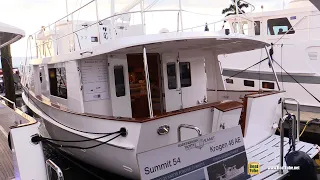 2022 Kadey Krogen 48 AE Cruiser Yacht - Walkaround Tour - 2021 Fort Lauderdale Boat Show