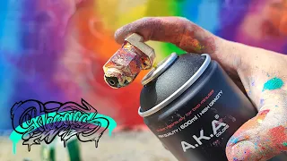 RESAKS - 🔥 Testing The New Giga Cap For Spray Paint 🔥 [ Fail Graffiti Tool ? ]