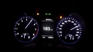 2018 Hyundai Kona 1.0 T-GDi 120 KM 2WD - acceleration 0-180 km/h