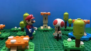 Mario Meets Toad Scene In Lego (The Super Mario Bros. Movie)