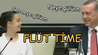 Bir çocuk flüt çalıyor ve herkesin kulağı ağlıyor külliyenin taşları titriyor