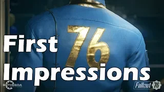 Fallout 76 Beta: First Impressions