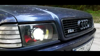 Audi 80 b4 Acrylic glasses and bi lenses