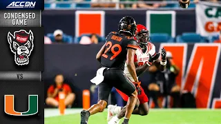 NC State vs. Miami Condensed Game | 2021 ACC Football