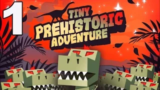 Tiny Prehistoric Adventure - Gameplay Walkthrough Part 1 - Levels 1-8 (iOS)