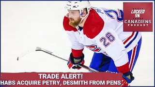 Montreal Canadiens acquire Jeff Petry, Casey DeSmith from the Penguins in the Erik Karlsson trade