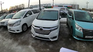 Привезли много японских машин Elgrand, Vellfire 4WD, Stepwgn, Voxy, NV200, CX8 и другие