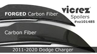 Vicrez V3R Carbon Fiber Rear Wing Spoiler vz101485 | Dodge Charger 2011-2019 | Overview