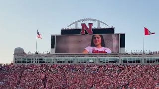 Nebraska Husker Volleyball Day Tunnel Walk vs Omaha Mavericks 8/30/23 #volleyball #huskers