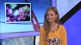 Victoria's Secret Angel Josephine Skriver joins NHL Celebrity Wrap to discuss Predators fandom