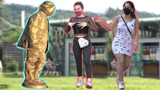 BEST Human Statue Prank 2021 | Best of Just For Laughs - AWESOME REACTIONS