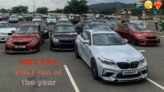 BMW M2, M2 Competition￼ and M2 CS arriving and leaving Meet Up Location- *Spinning Goes Wrong* 😱💔