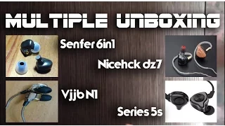 Unboxing Senfer 6 in 1, Vjjb N1, Nicehck DZ7, Series 5s